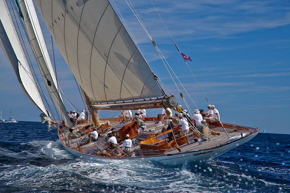 The glamorous atmosphere at the port of Saint-Tropez