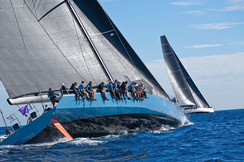 Classic yachts competing in the Tradition division