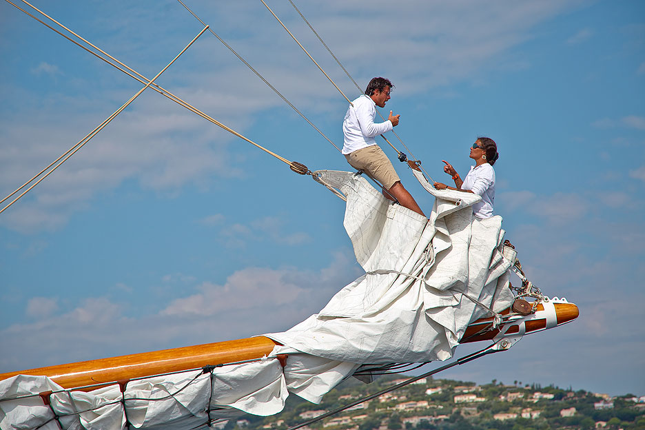 Dignitaries and sailing stars at the event