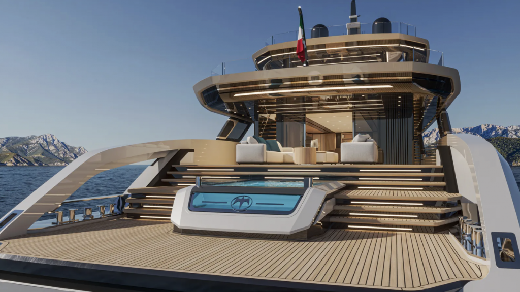 Baglietto DOM155-pool aft