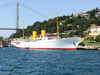 The historical state yacht Savarona has been restored in Turkey 